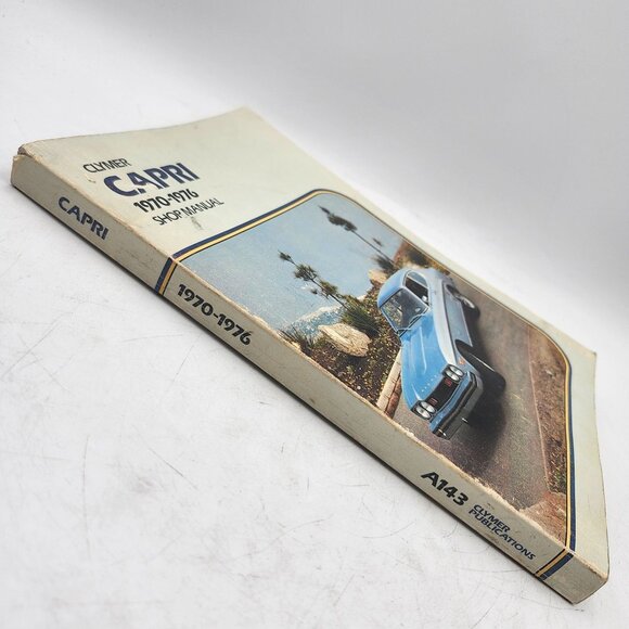 Clymer Mercury Capri 1970 1976 Shop Manual A143 Vintage Repair Guide - Picture 5 of 8